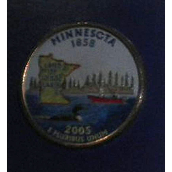 MINNESOTA COLORIZED QUARTER & FIRST DAY COVER BY POSTAL COMMEMORATIVE SOCIETY - Picture 3 of 4